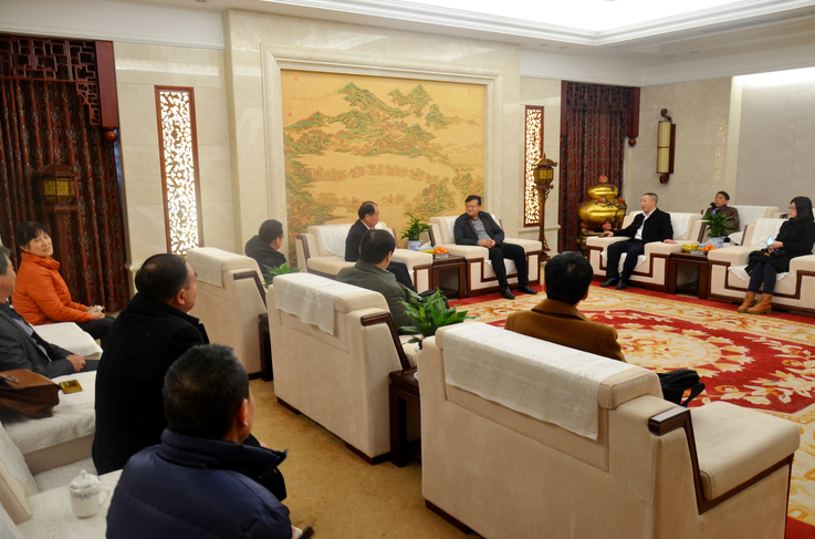 張威總經(jīng)理會(huì)見勁牌公司董事長吳少勛